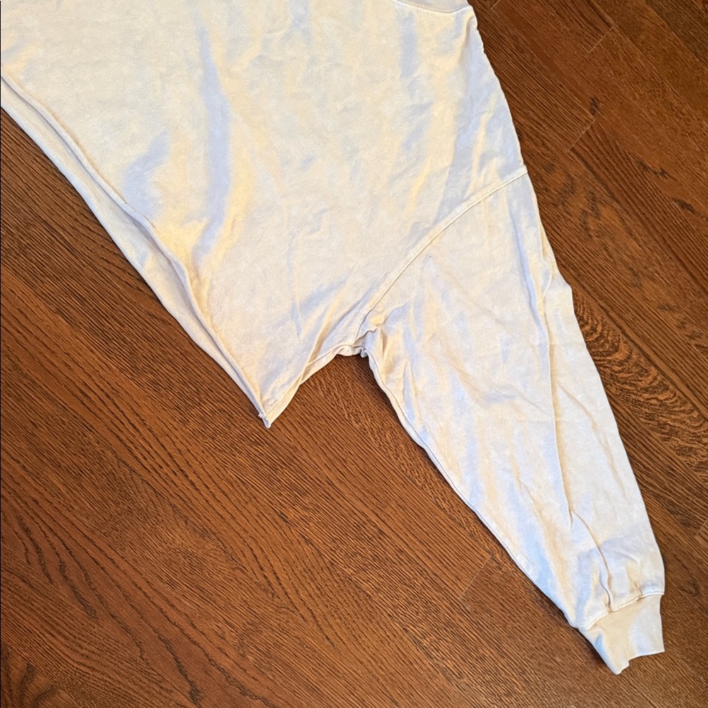 Beige long sleeve shirt